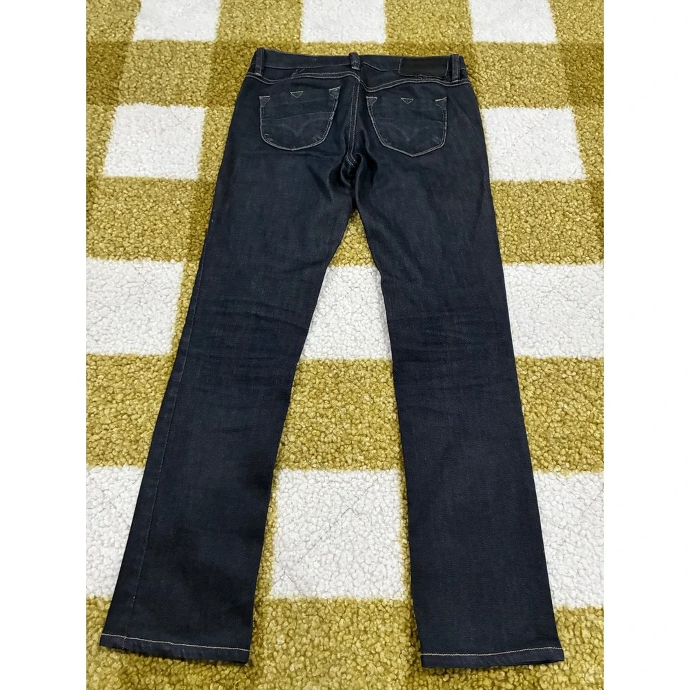 Diesel Livy Slim Straight Dark Wash Jeans Womens Size‎ 25 W25 L32 Stretch Denim